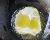 揚げパン&揚げ卵で朝食作り方2写真