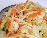 ちくわ野菜炒め、しょうゆすこ振り。作り方6写真