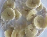 貧乏ズボラ朝ごはん　オートミール作り方2写真
