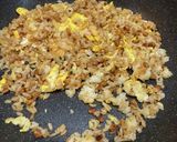 ケールと納豆のチャーハン作り方4写真