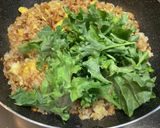 ケールと納豆のチャーハン作り方5写真