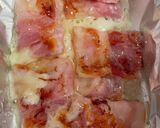 チーズのベーコン巻き〜卵で包んで♡お弁当作り方4写真