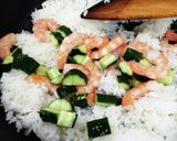 ボイル海老とパクチーのチャーハン作り方4写真