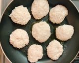 れんこんと豆腐の鶏つくね作り方4写真