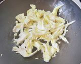 スモークサーモンと白舞茸のクリームパスタ作り方3写真