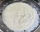 スモークサーモンと白舞茸のクリームパスタ作り方4写真