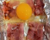 チーズのベーコン巻き〜卵で包んで♡お弁当作り方6写真