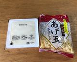 30秒であと一品♡あげ玉乗せた冷奴作り方1写真