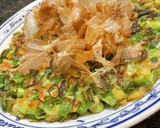切って混ぜて焼くだけ！簡単ネギ焼き！作り方5写真