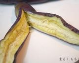 丸ごとレンジで♪ジューシー茄子の薬味和え作り方5写真
