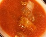 白菜トマトのクリーミースープ作り方5写真
