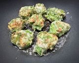 米粉で作る☆春菊のカリッカリお焼き作り方6写真