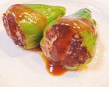 簡単♡丸ごとピーマンの肉詰め作り方8写真