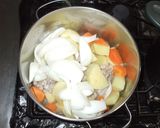 塩肉じゃが煮物♪かんたん酢だけ簡単作り方4写真
