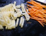 圧力鍋で簡単！白だしたけのこご飯作り方1写真