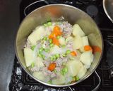 塩肉じゃが煮物♪かんたん酢だけ簡単作り方9写真