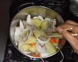 塩肉じゃが煮物♪かんたん酢だけ簡単作り方7写真