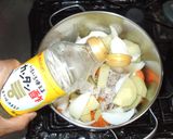塩肉じゃが煮物♪かんたん酢だけ簡単作り方5写真