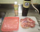 鶏もも肉レンジ蒸作り方1写真