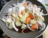 鶏肉じゃが（カレー風味）作り方5写真