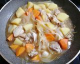 鶏肉じゃが（カレー風味）作り方7写真