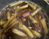 タコ茄子蓮根煮冷やしそうめん作り方7写真