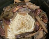 タコ茄子蓮根煮冷やしそうめん作り方10写真