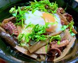 タコ茄子蓮根煮冷やしそうめん作り方12写真