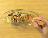 【低糖質】豚しゃぶの生姜ソースかけ作り方4写真