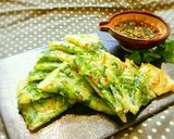 天ぷら粉で・・・パクチーヂミ♪作り方7写真