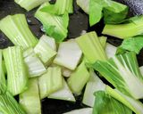 青梗菜だけ♪オイスターソースで炒めたよ♡作り方3写真
