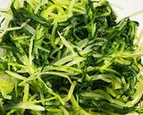 水菜とハムのレモン醤油サラダ♡ゆで卵添え作り方2写真