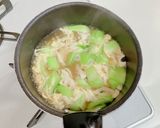 ホホホタケともち麦の中華スープ作り方6写真