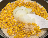 海苔と合う！玉ねぎ丸ごととうもろこしご飯作り方8写真