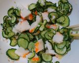 簡単！美味♪きゅうりしたらばネギごま和え作り方5写真