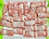 竹輪チーズ巻いただけの豚ロース肉の角煮風作り方1写真