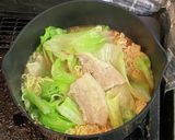サッポロ一番みそラーメン・豚バラ＆レタス作り方5写真