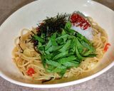 ☆簡単！絶品！イカの塩辛和風パスタ☆作り方12写真