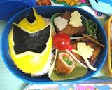 簡単キャラ弁☆仮面ライダーキバ作り方8写真