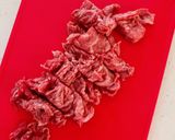牛ニラピリ辛炒め作り方3写真
