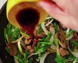 牛ニラピリ辛炒め作り方9写真