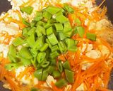 肉なしでも美味しい！玉子炒り豆腐！！作り方3写真