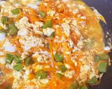 肉なしでも美味しい！玉子炒り豆腐！！作り方5写真
