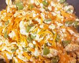 肉なしでも美味しい！玉子炒り豆腐！！作り方6写真