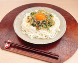 海苔とパクチーのキムチマヨうどん作り方7写真