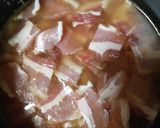 ガッツリ肉飯！にんにく醤油の炊き込みご飯作り方3写真