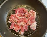 包丁いらずな豚こまのオイスター丼作り方1写真