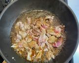 包丁いらずな豚こまのオイスター丼作り方2写真