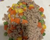 オガタ家　朝食　簡単ハンバーグ作り方3写真