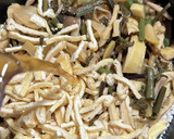 無水鍋で炊く筍たっぷり山菜おこわ もち米作り方10写真